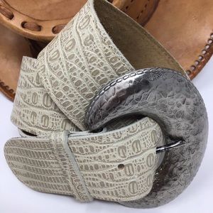 Vintage Nan Lewis Leather Belt sz M/L